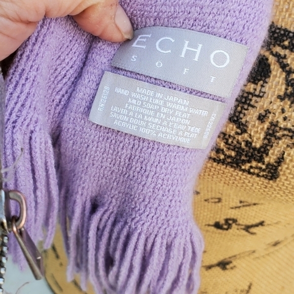 Echo  soft‎ Heather scarf - Picture 4 of 4